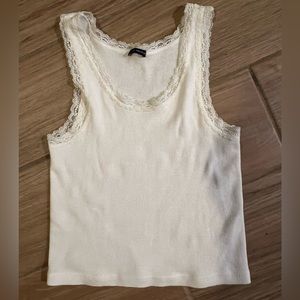 White Crop Tank